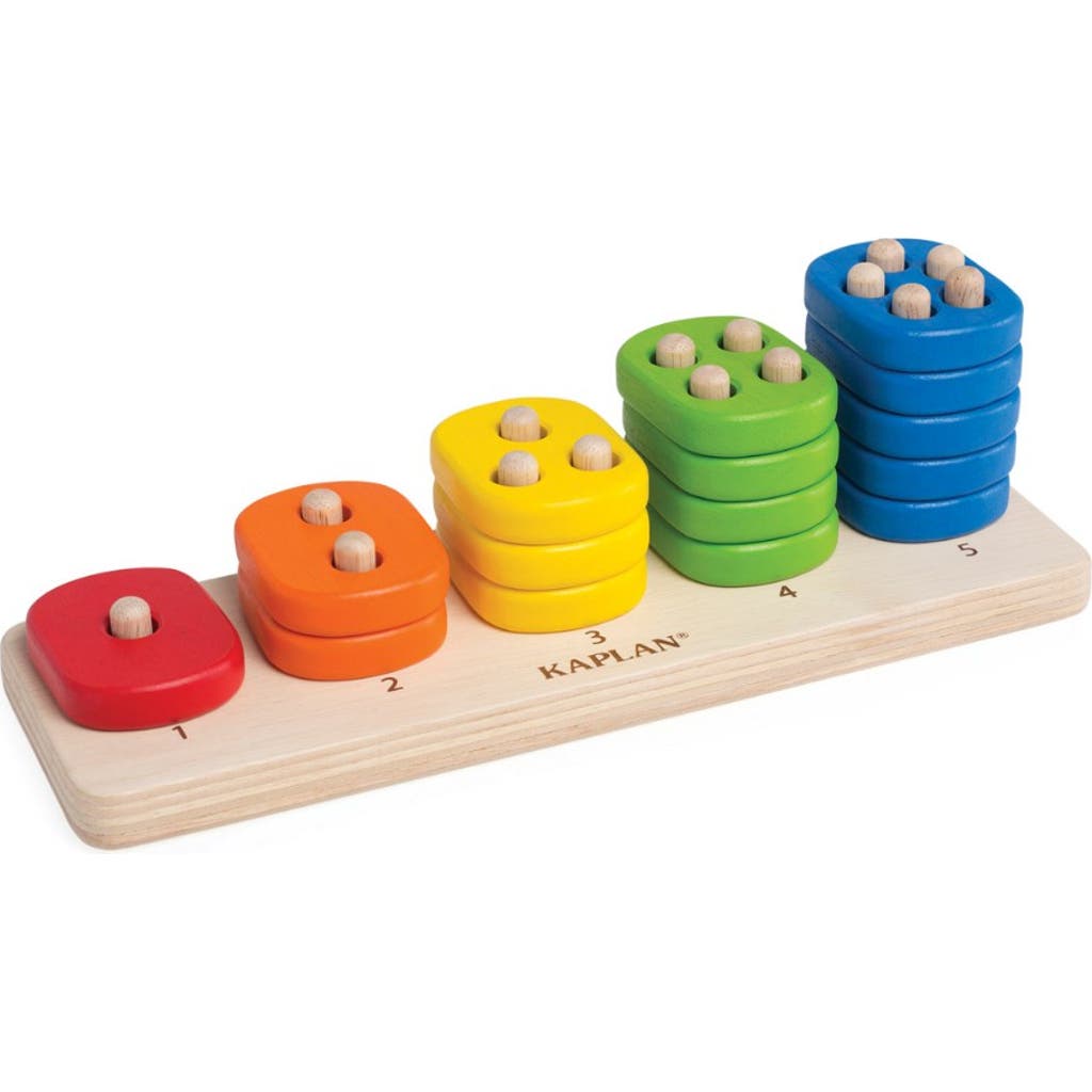 Kaplan Early Learning Company Toddler Stacking Number Board In Multi