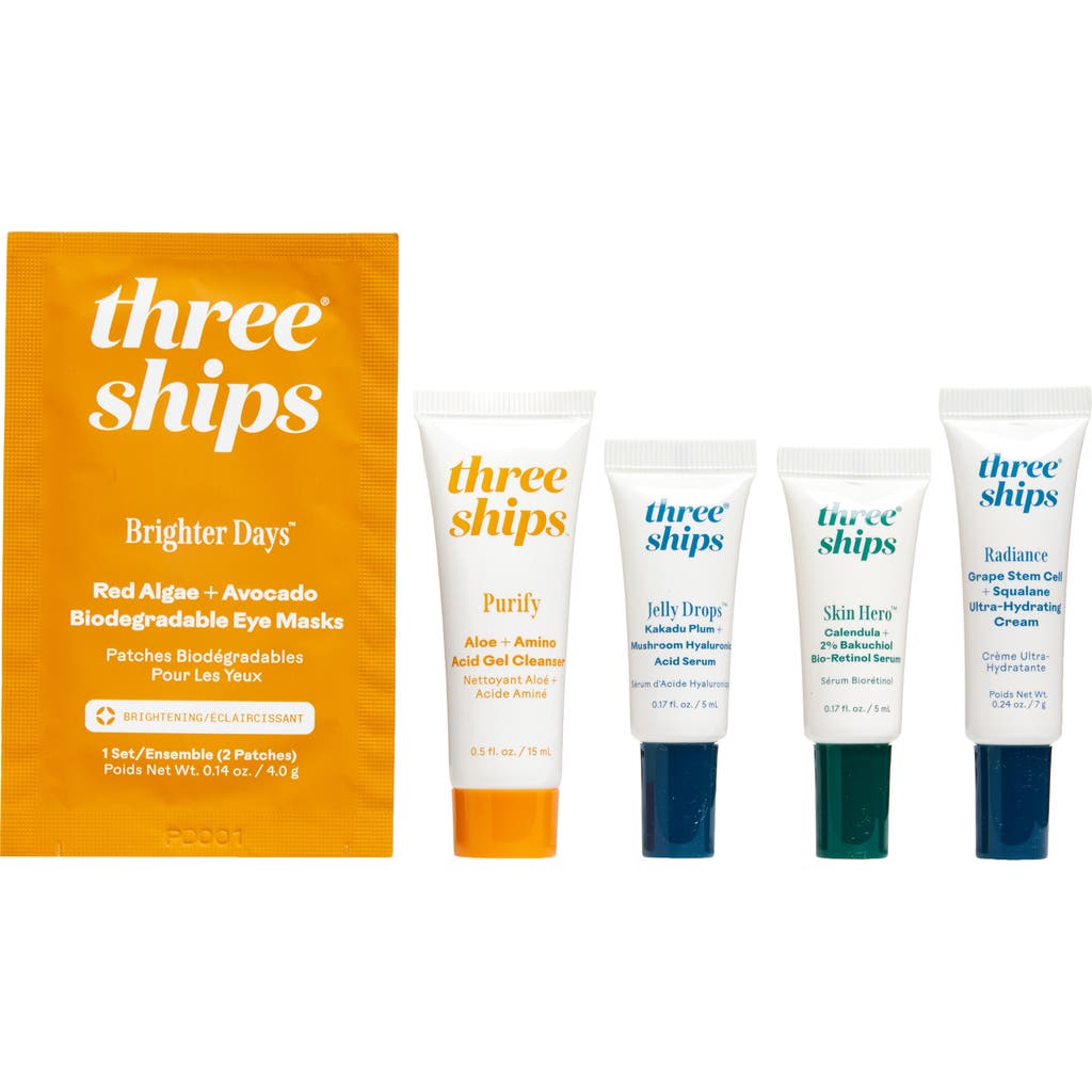 Three Ships Jelly Drops 4-piece Routine Kit In Transparent