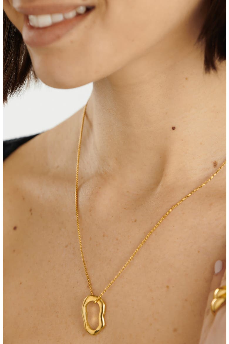 Hera Necklace, Alternate, color, Gold