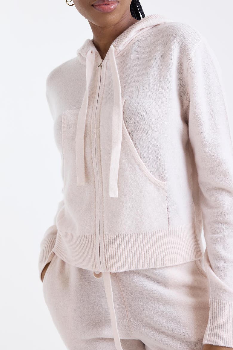 Lavinia Crop 100% Cashmere Sweater, Main, color, KISSED PINK