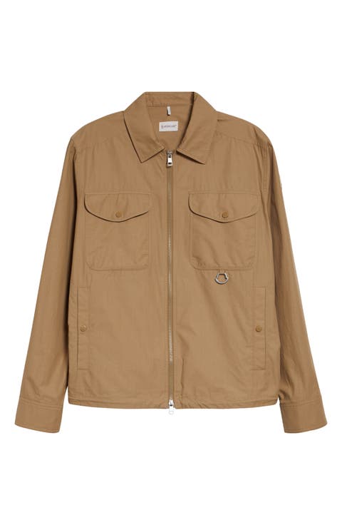 Cotton Poplin Shirt Jacket