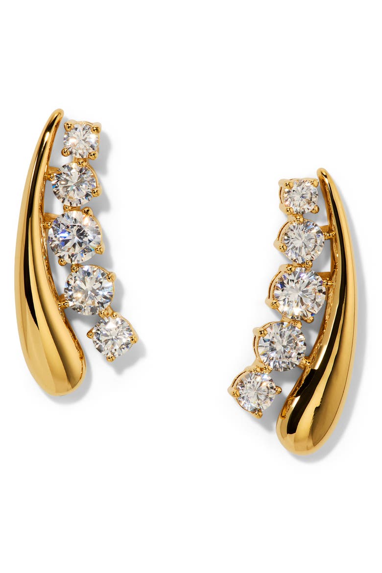 Phenom Ear Climbers, Main, color, GOLD