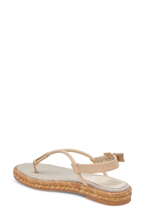 Dolce Vita Meryl Slingback Sandal In French Vanilla Raffia