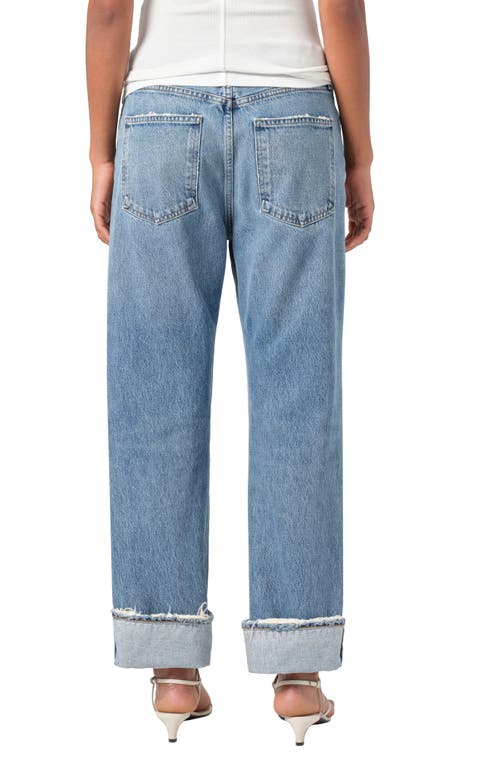 Agolde Used Effect Fran Jeans In Reign