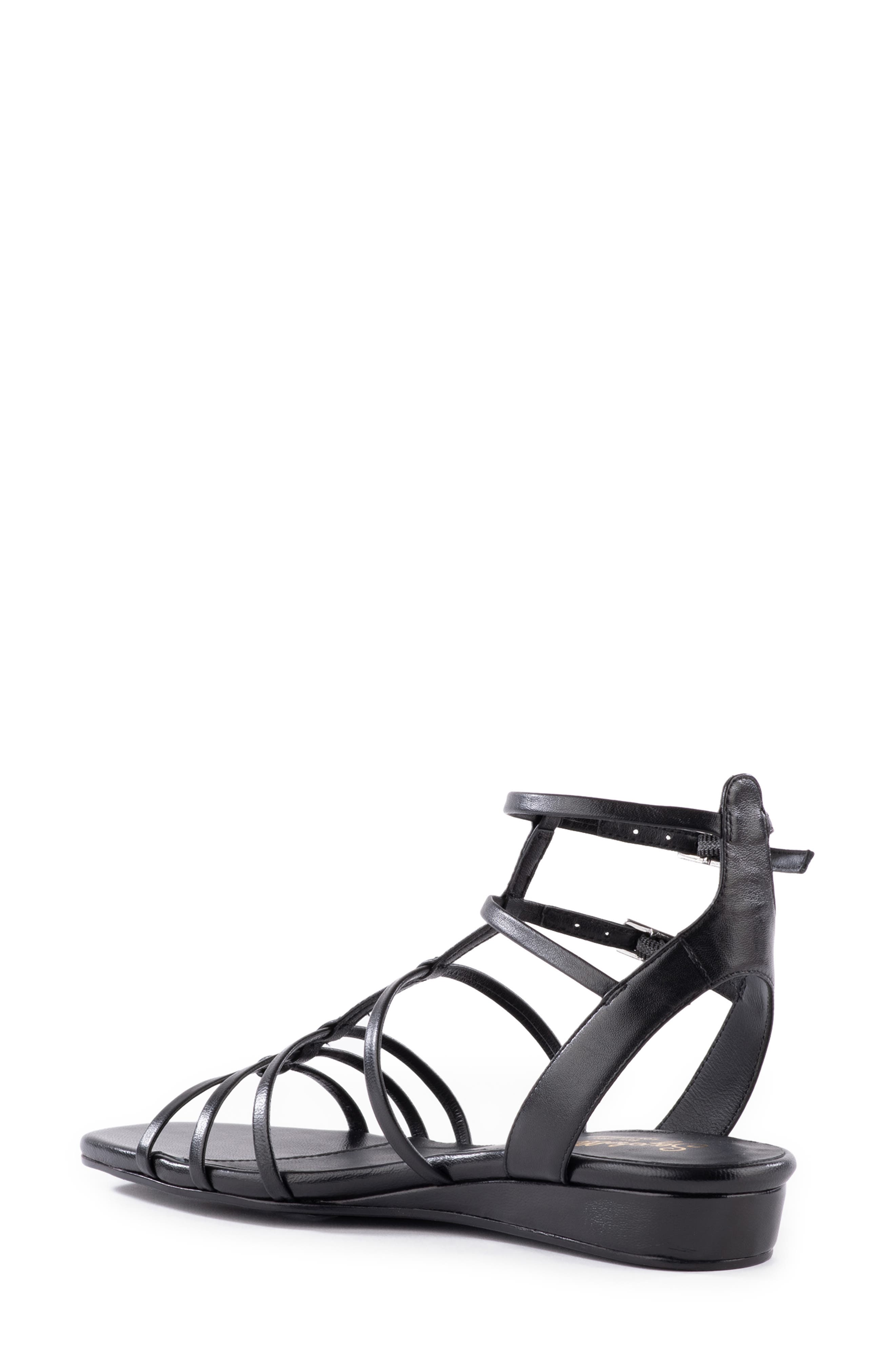 Seychelles Luxurious Wedge Sandal, Alternate, color, Black