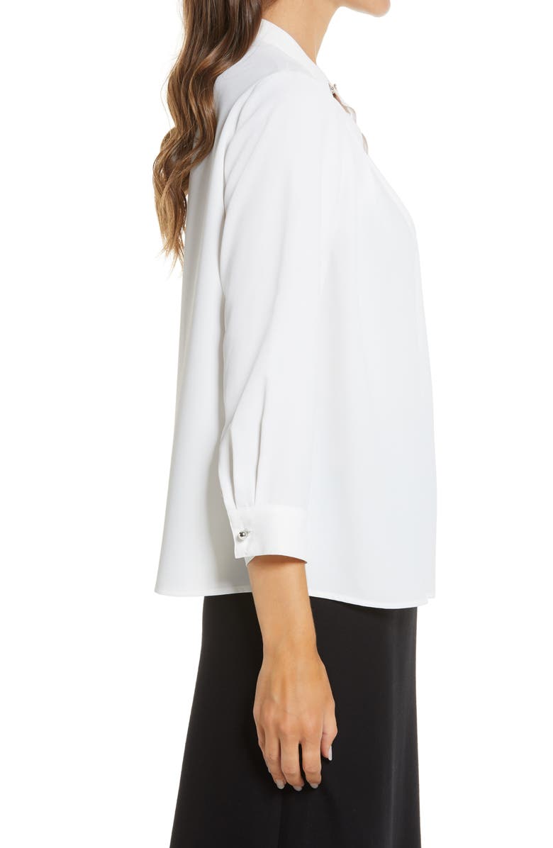 Ming Wang Chain Neck Blouse, Alternate, color,