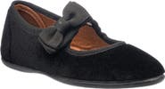 Elephantito Kids' Velvet Bow Mary Jane Flat