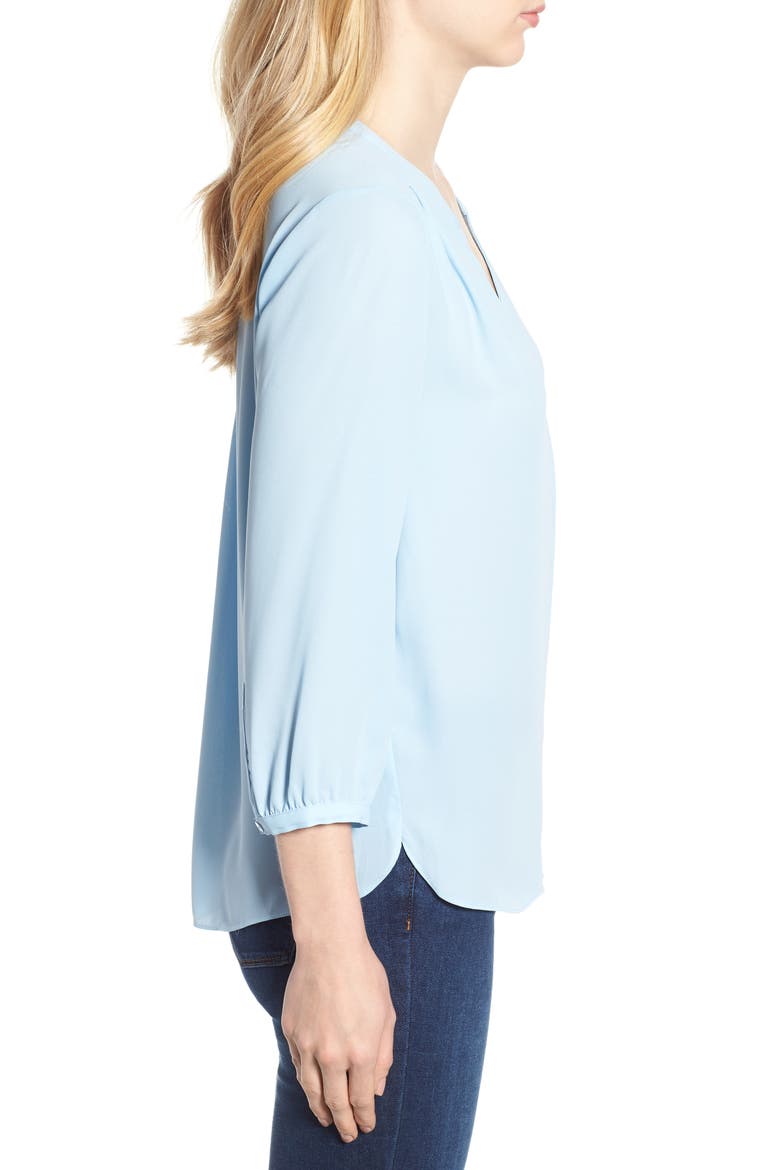 Pintuck Blouse, Alternate, color, TRANQUILITY
