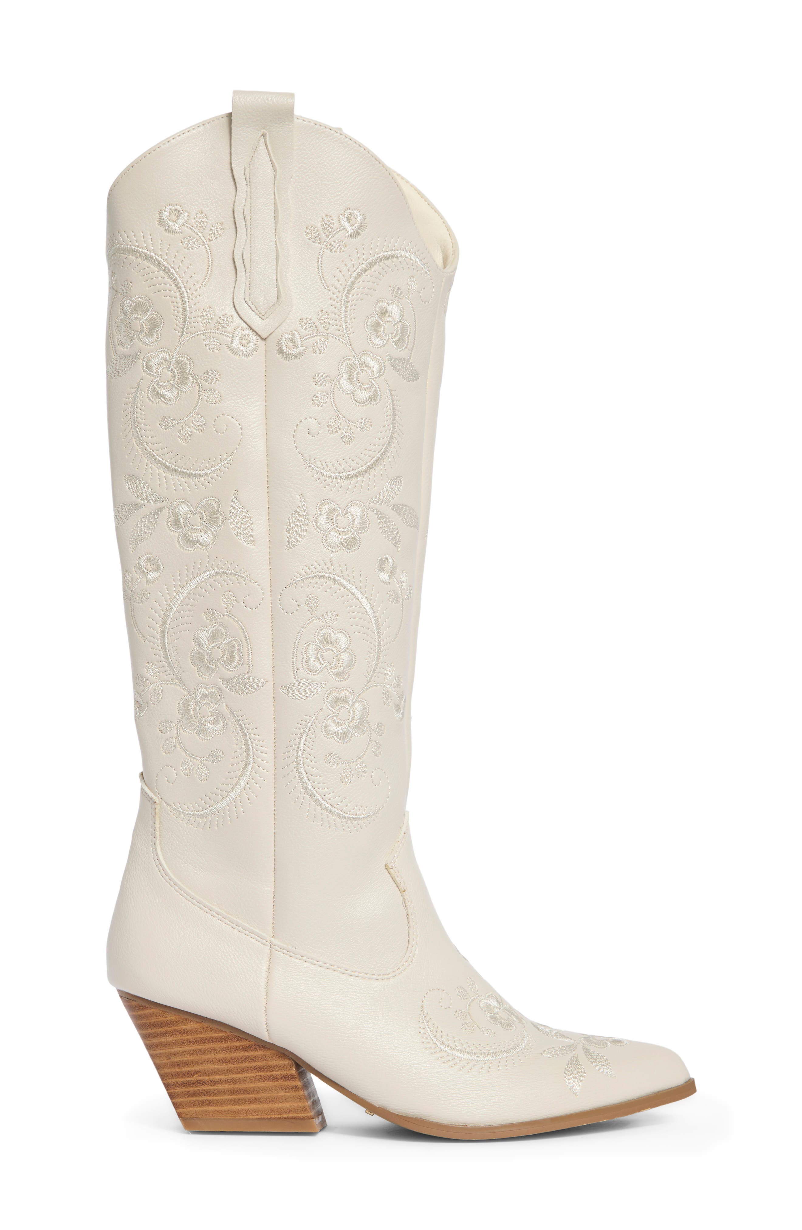 Zakai Western Boot, Alternate, color, IVORY