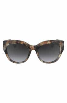 Longchamp 55mm Gradient Butterfly Sunglasses