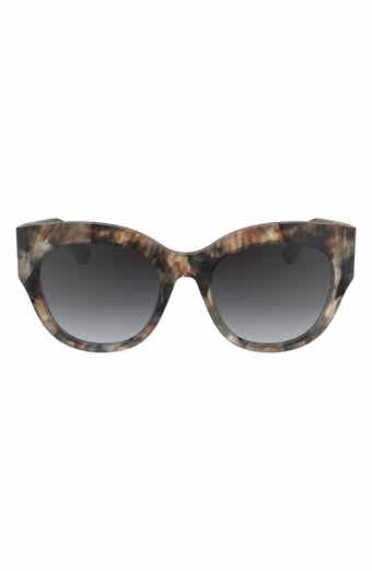 Longchamp 55mm Gradient Butterfly Sunglasses