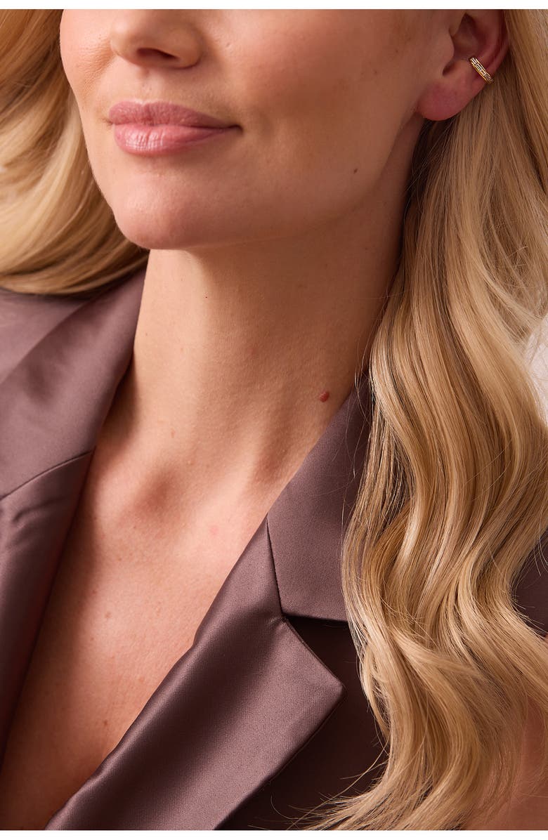 Sara Weinstock Papua Diamond Thin Ear Cuff, Alternate, color, Yellow Gold