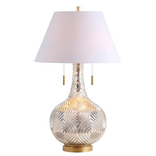 Jonathan Y 30.75in Highland Silver & Gold Table Lamp In Mercury Silver/gold