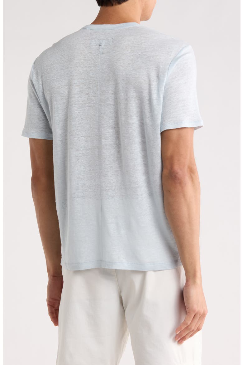 Linen T-Shirt, Alternate, color, ARCTIC