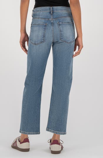 Kelsey Raw Hem Kick Flare Jeans