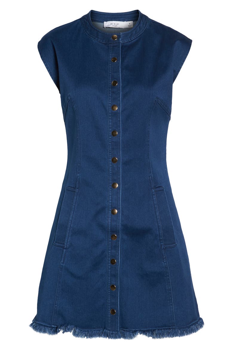 Fearless Denim Mini, Alternate, color, DENIM