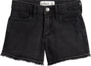 abercrombie kids Kids' High Waist Relaxed Denim Shorts