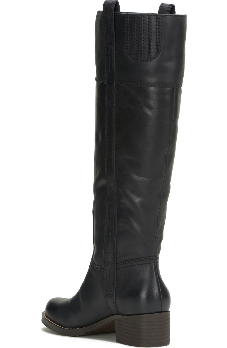 Lucky Brand Hybiscus Knee High Boot, Alternate, color, Black Leather