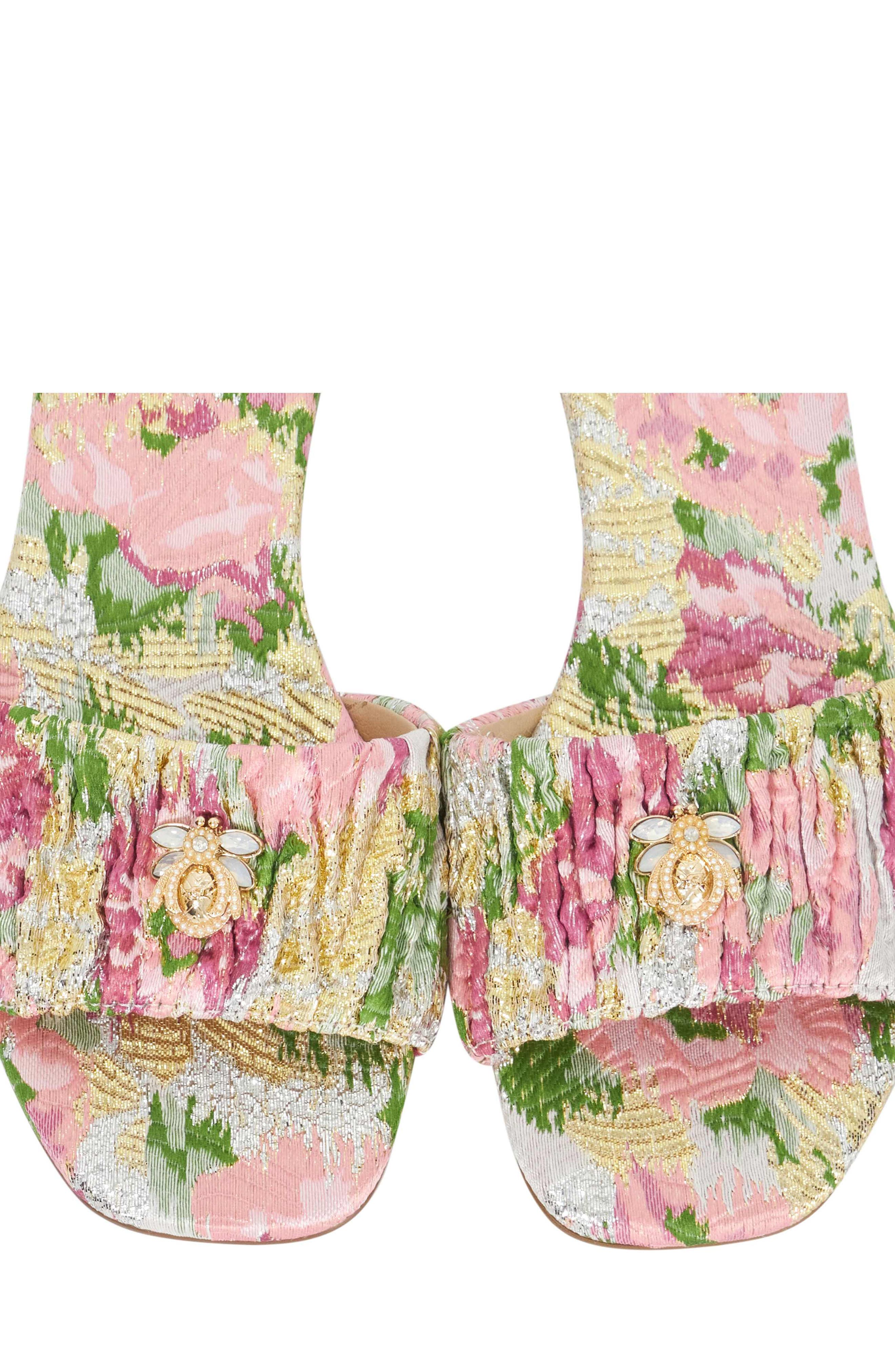 Dune London Nautical Slide Sandal, Alternate, color, Pink