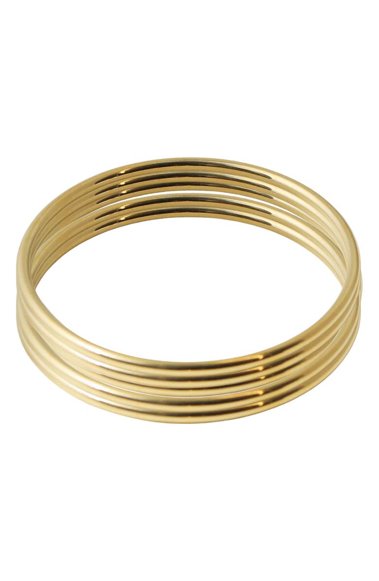 The M Jewelers The Heirloom Set of 5 Bangles, Main, color, Gold