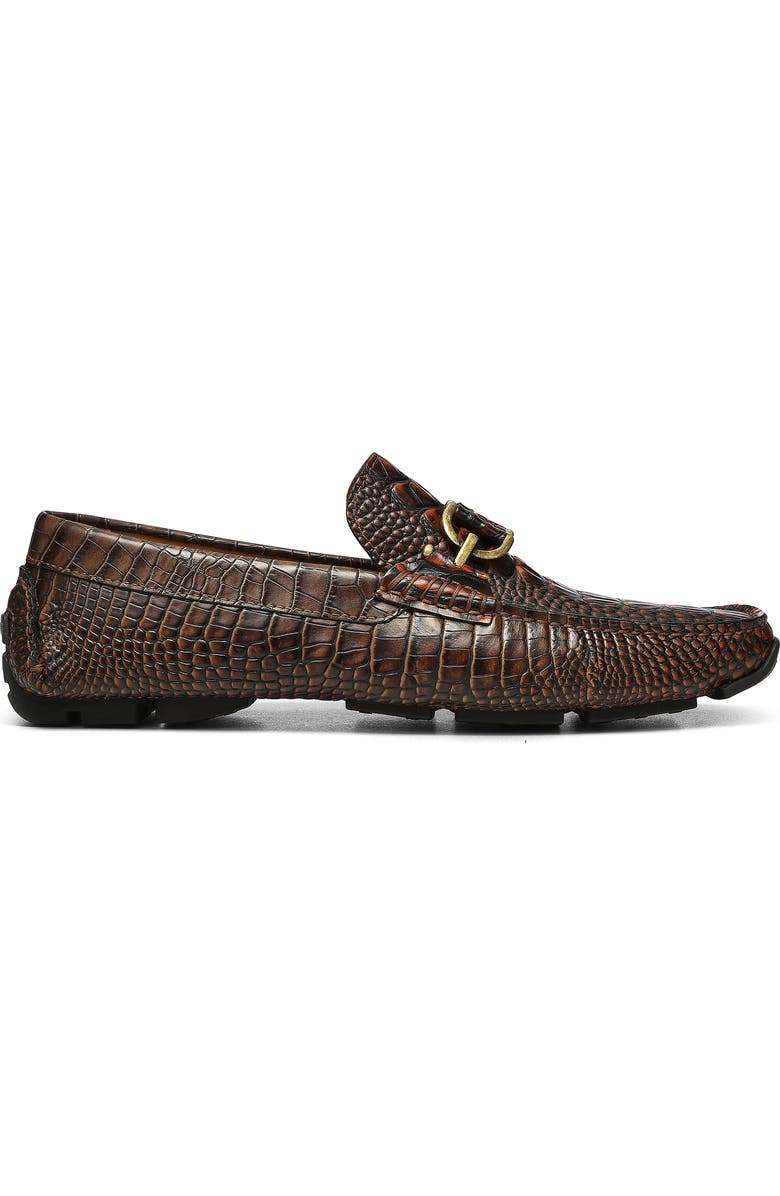 Donald Pliner Dacio Croc Embossed Bit Driving Loafer, Alternate, color,