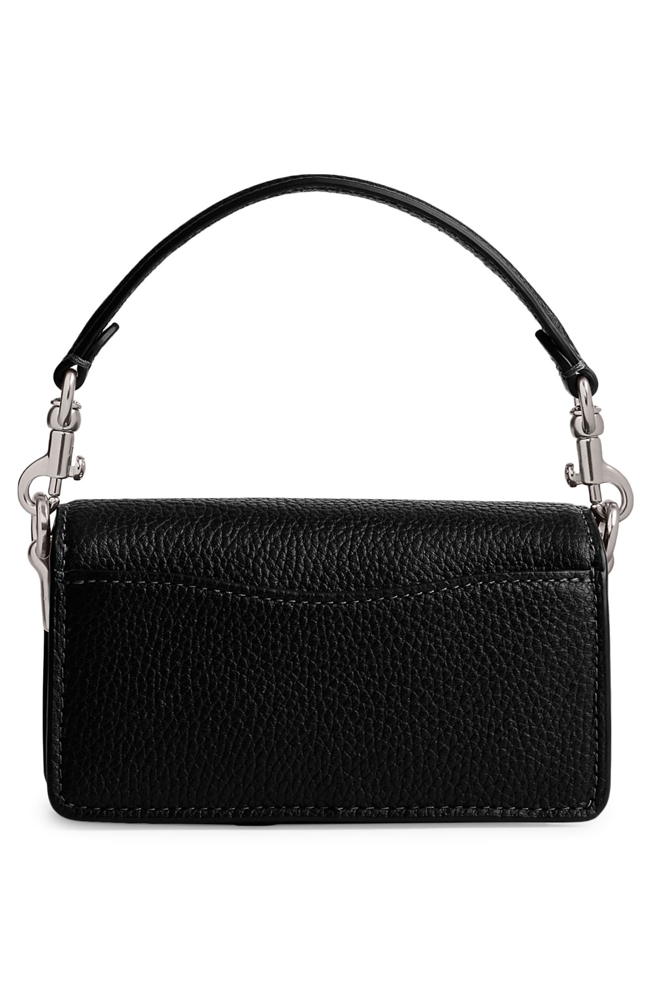 COACH Tabby 12 Leather Crossbody Bag, Alternate, color, 