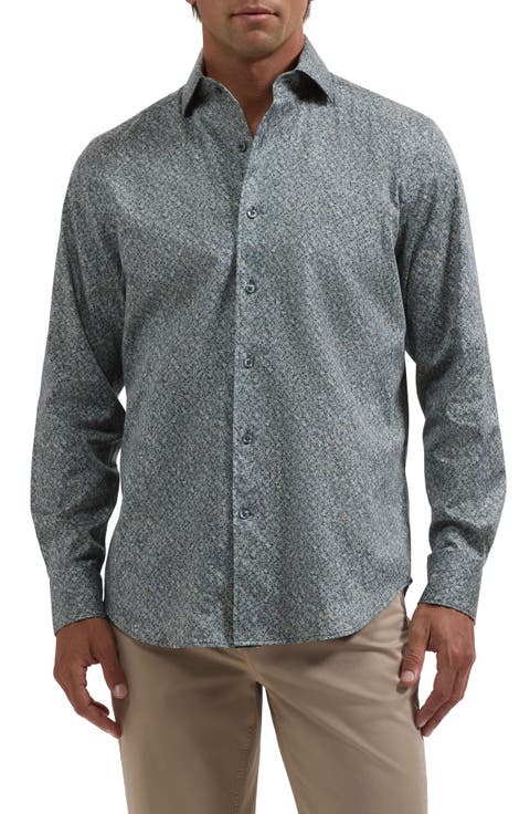Alvin Shaped Fit Floral Cotton Shirt
