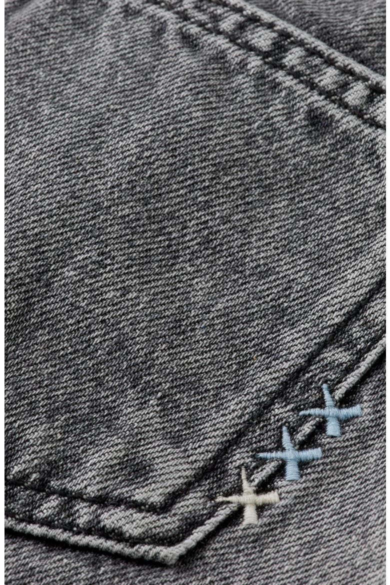 Kids' Denim Skirt, Alternate, color, BLACK SPARK