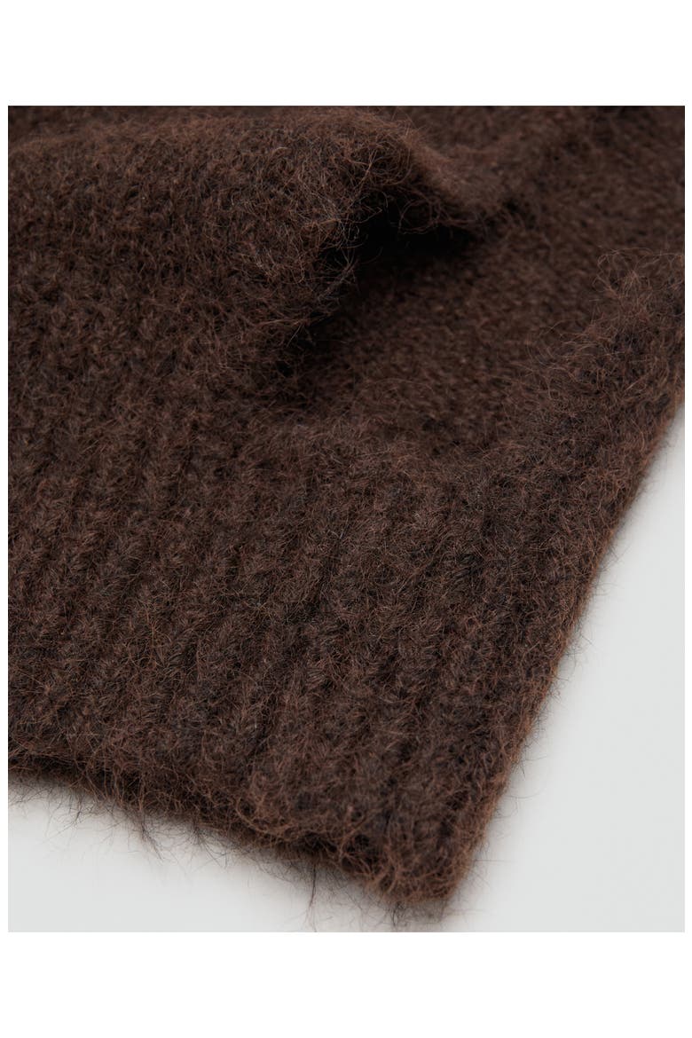 Knit Balaclava, Alternate, color, CHOCOLATE