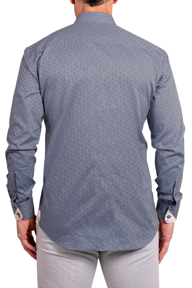 Einstein Ascension Contemporary Fit Button-Up Shirt, Alternate, color, GREY