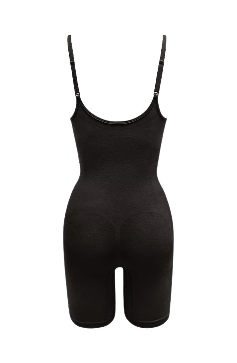Proclaim Mid-Thigh Plant-Based Shapewear Bodysuit, Alternate, color, Black