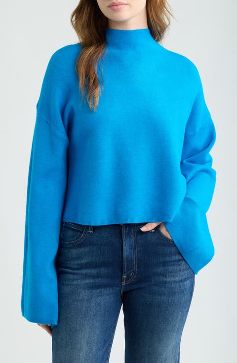 Chuck Crop Funnel Neck Sweater