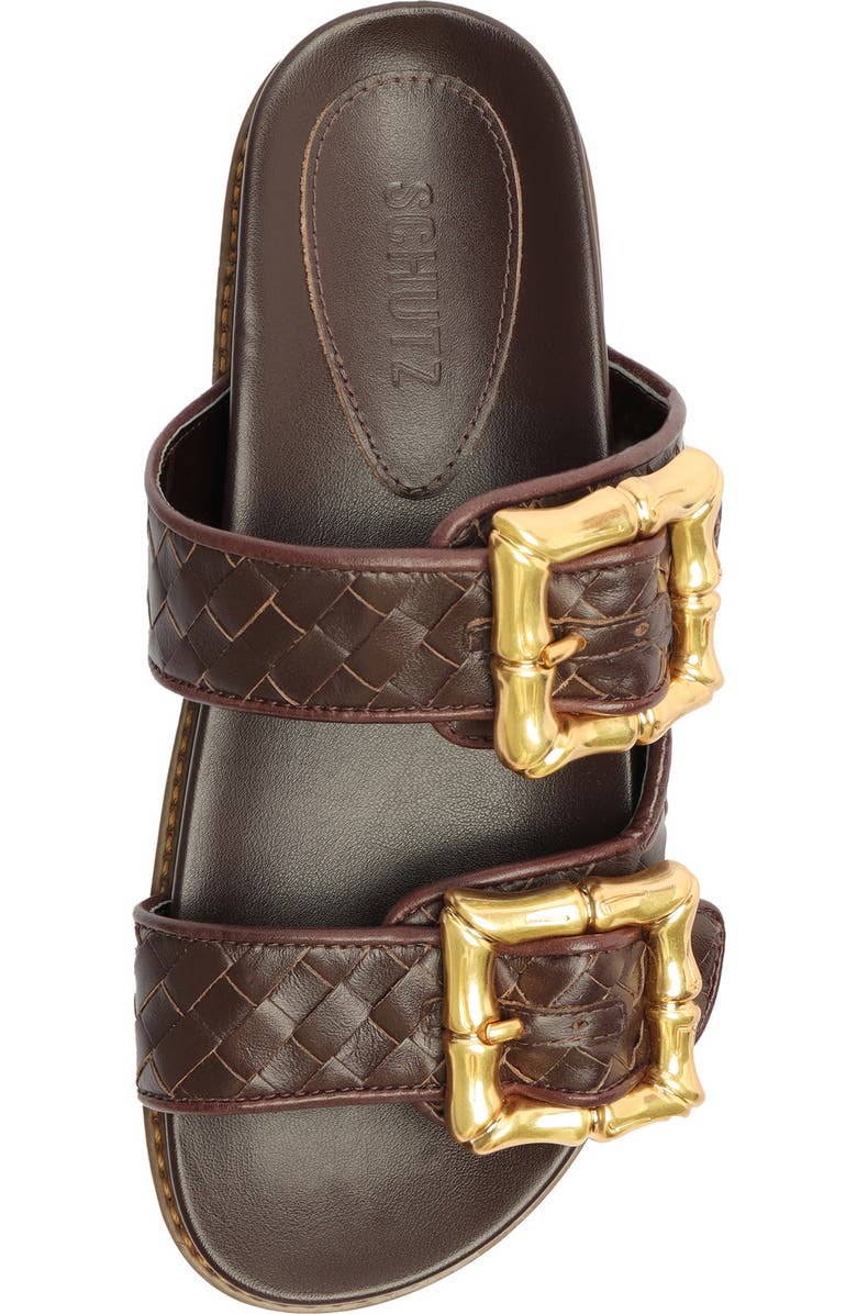 Schutz Enola Woven Strap Sandal, Alternate, color,