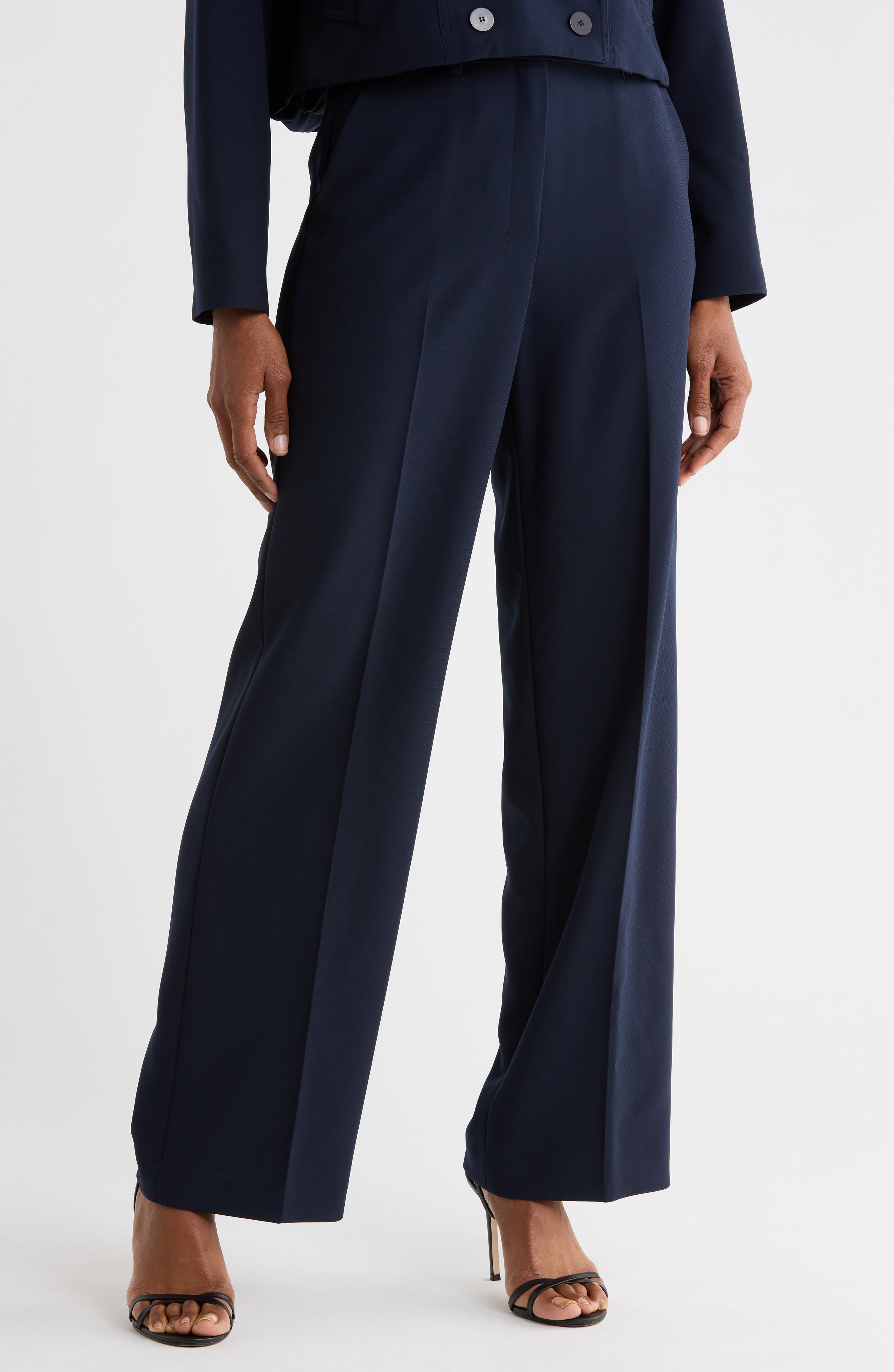 Admiral Crepe Wide Leg Pants