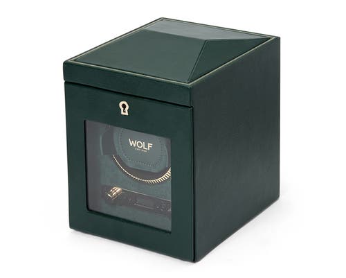 Wolf British Racing Single Watch Winder In Green