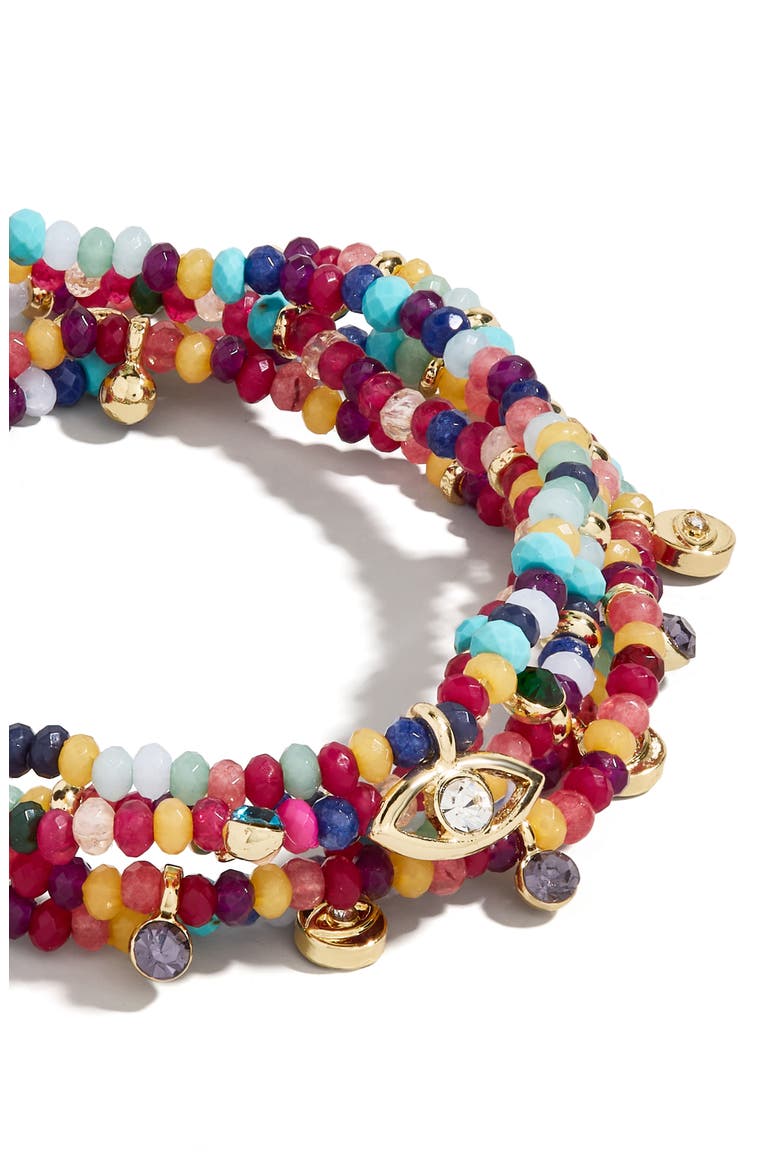 Evil Eye Layered Bracelet, Alternate, color, BRIGHT MULTI
