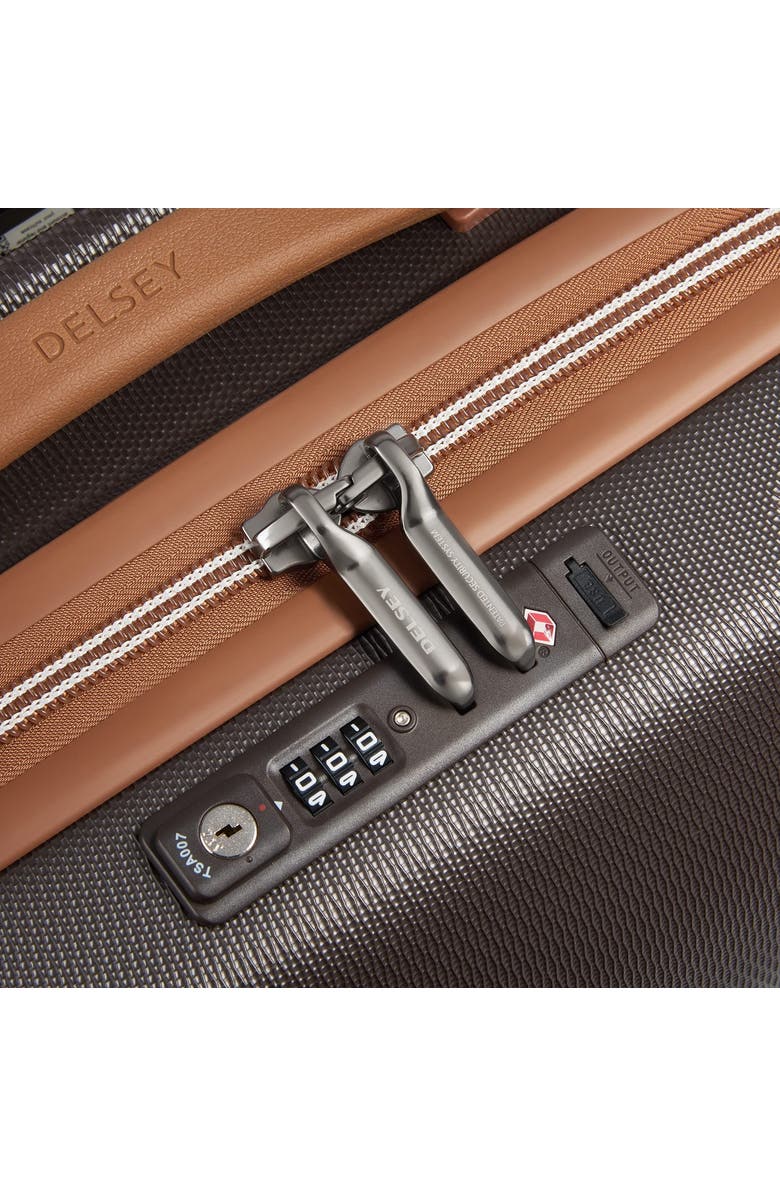 Delsey Paris Chatelet Air 2.0 2-Piece Luggage Set Carry-On & Backpack, Alternate, color, Chocolate Brown