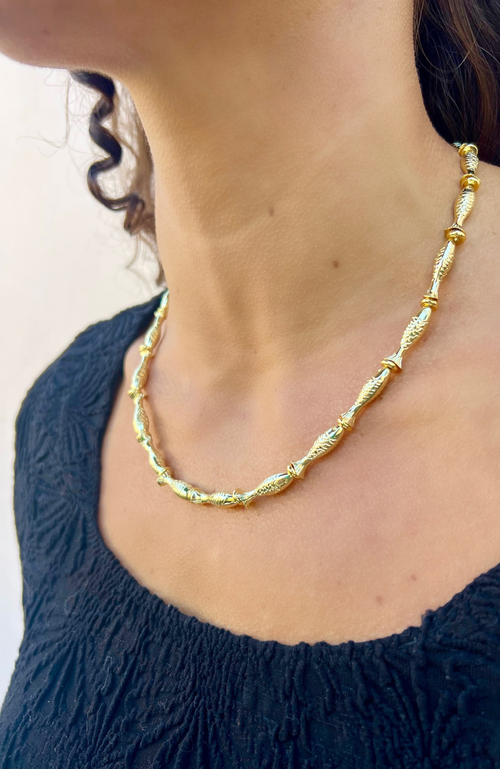 Holst + Lee Holst+lee Catch Of The Day Necklace In Gold