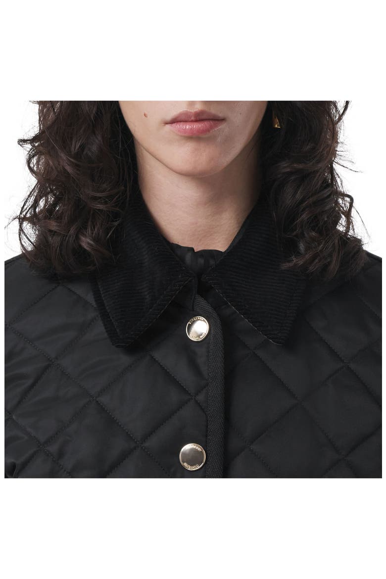 Pett Quilted Nylon Jacket, Alternate, color, BLACK