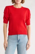 FRAME Frankie Puff Short Sleeve Sweater