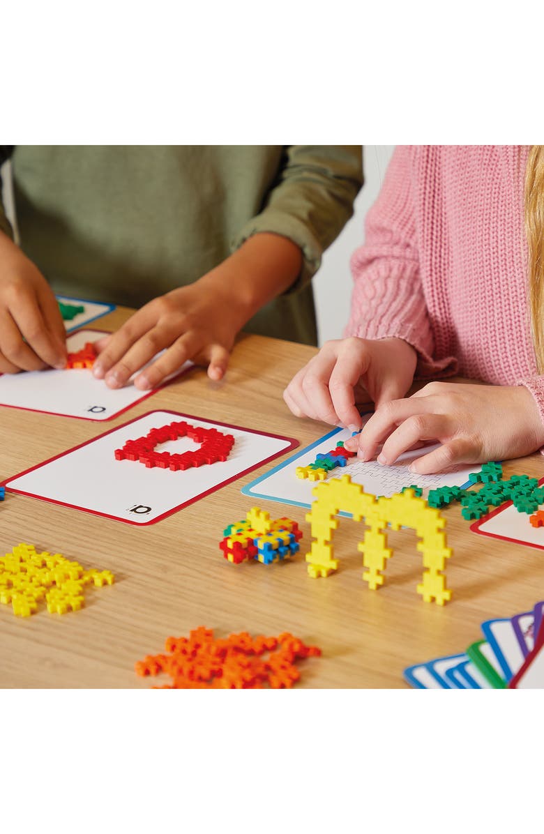 Plus-Plus USA Learn to Build 400-Piece ABC & 123 Set with Cards, Alternate, color, Multi