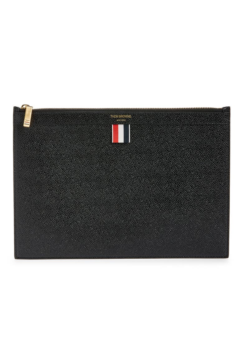 Small Zip Tablet Holder, Main, color, BLACK