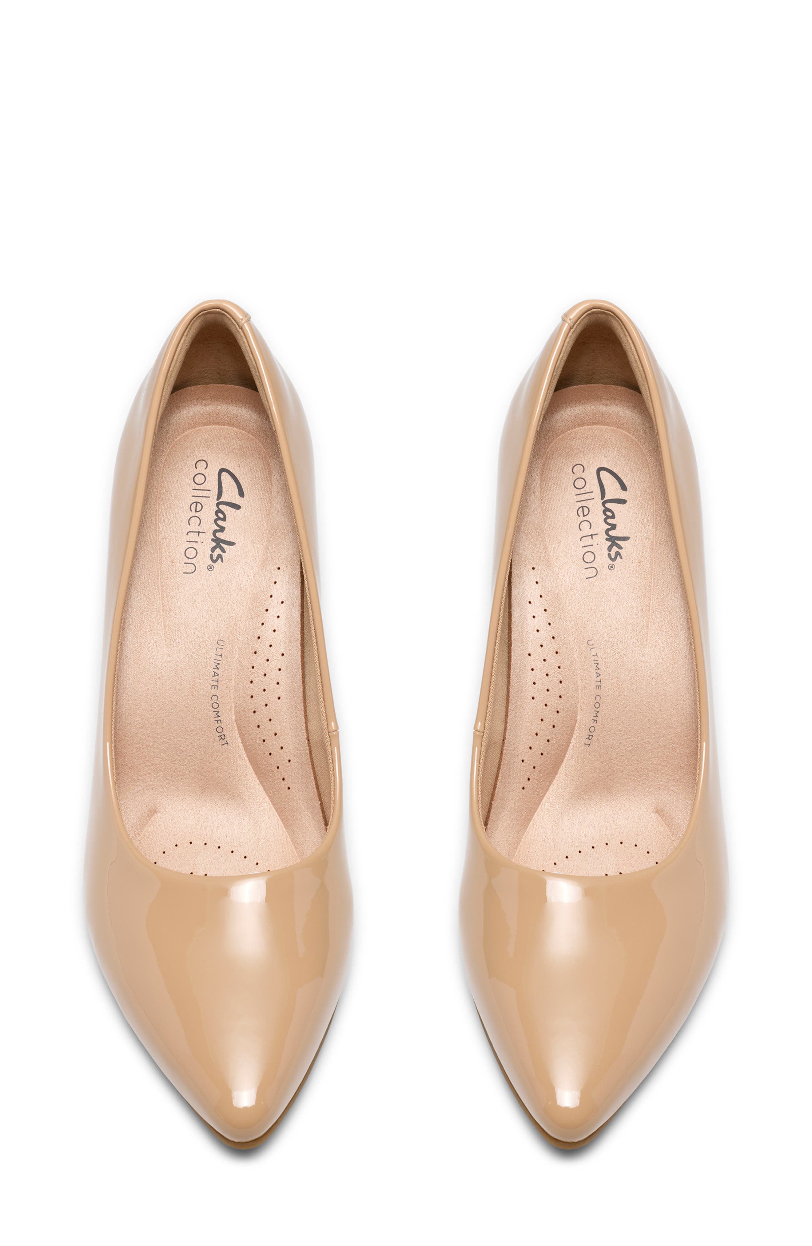 Tammitha Eve Pointed Toe Pump, Alternate, color, BEIGE PATENT
