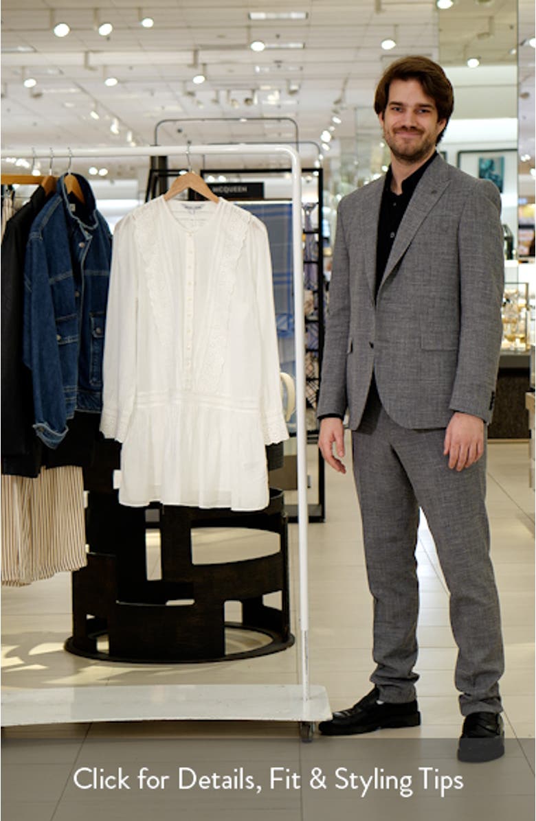 Marguerite Embroidered Eyelet Long Sleeve Dress, sales video thumbnail