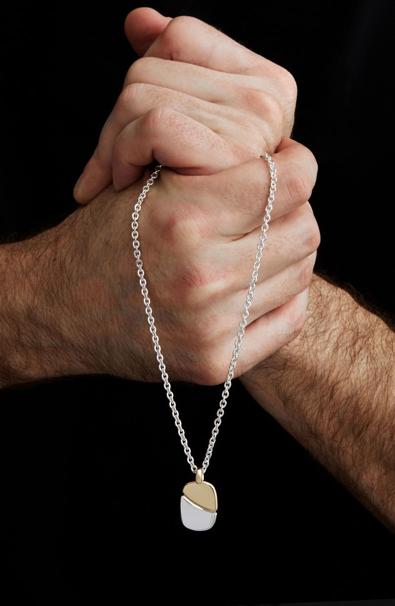 Kloto Equinox Pendant Necklace, Alternate, color, Silver/Gold