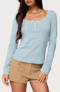 EDIKTED Steffey Henley Top