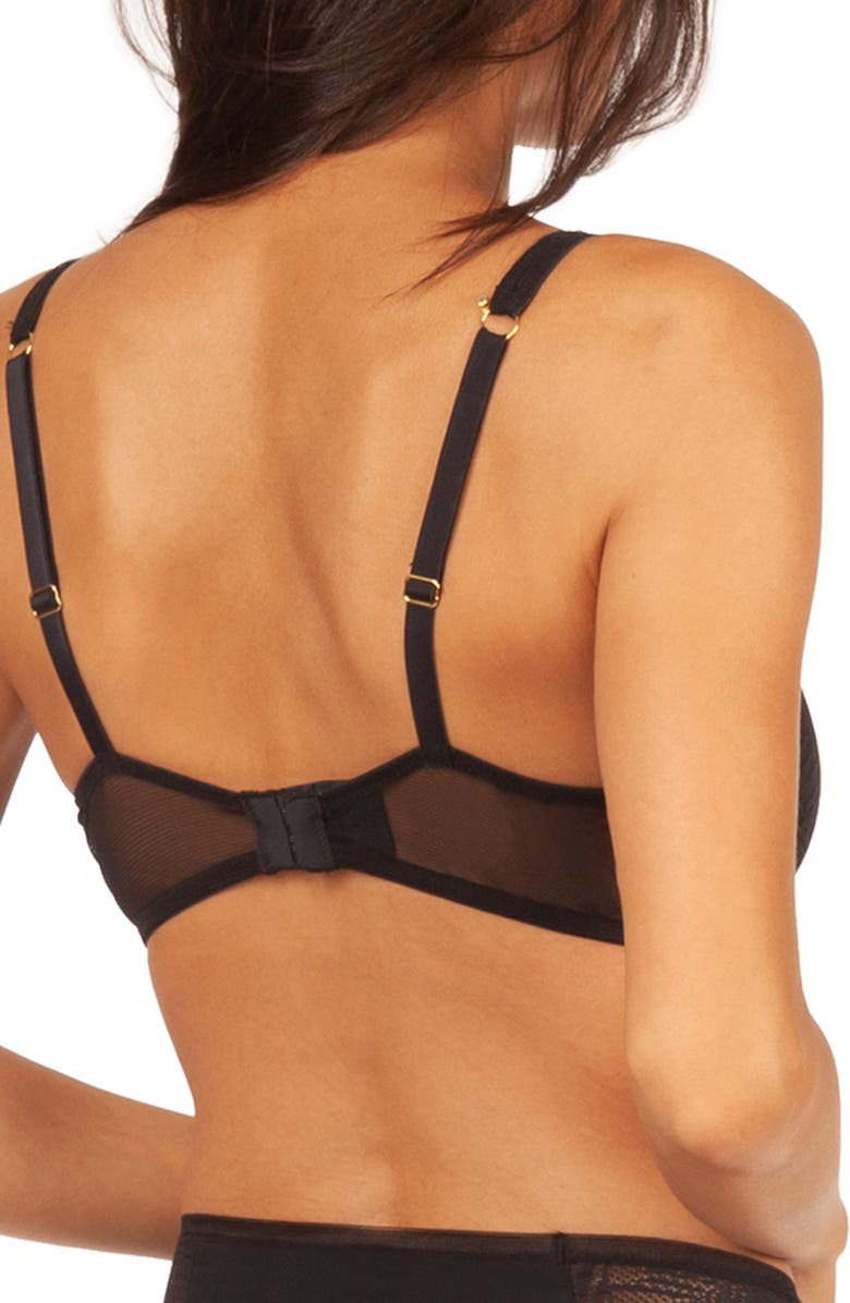 LIVELY The Smooth Lace Plunge Bra, Alternate, color, 