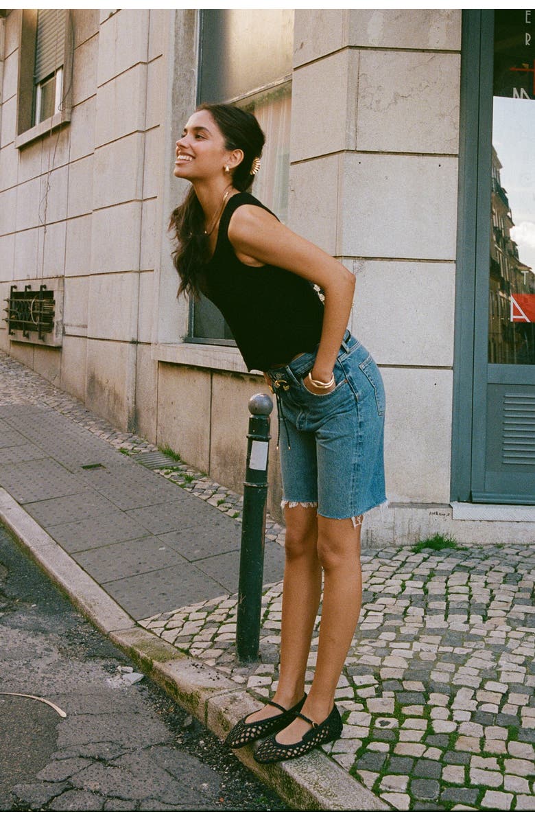 KADA The Open Knit Tank, Alternate, color, Ink