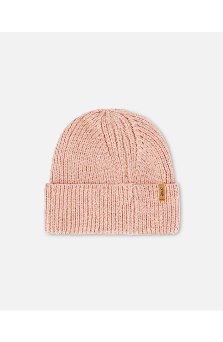 Deux par Deux Girl's Mid-Season Knit Hat Dusty Pink, Main, color,
