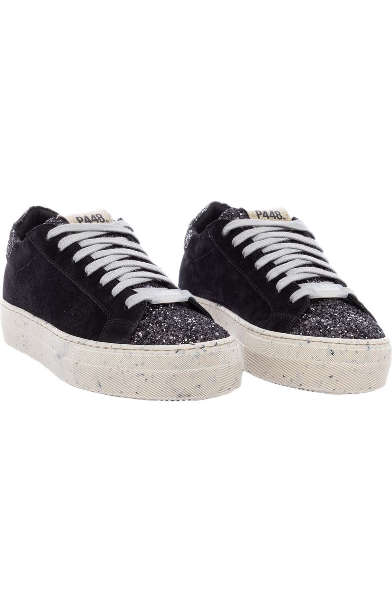 P448 Thea Platform Sneaker, Alternate, color, Black-Gunmetal